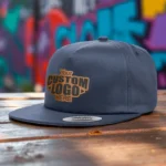 YP Classics® 6502 High Profile Flat Bill + Custom Patch