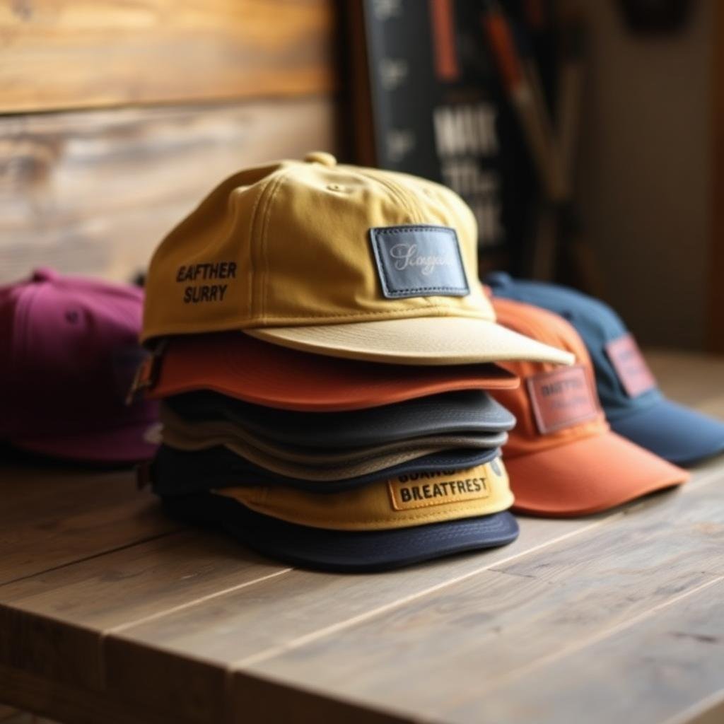 Leather Patch Hats